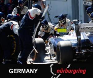 yapboz Pastor Maldonado - Williams - Nürburgring, 2013
